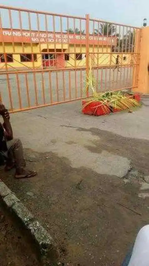 Villagers Shutdown Akwa Ibom Ministry With Charms (Photos)